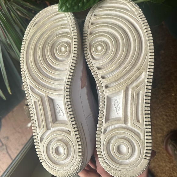 Nike Air Force 1 Shadow White and Pink Women's Shoes - Picture 9 of 11